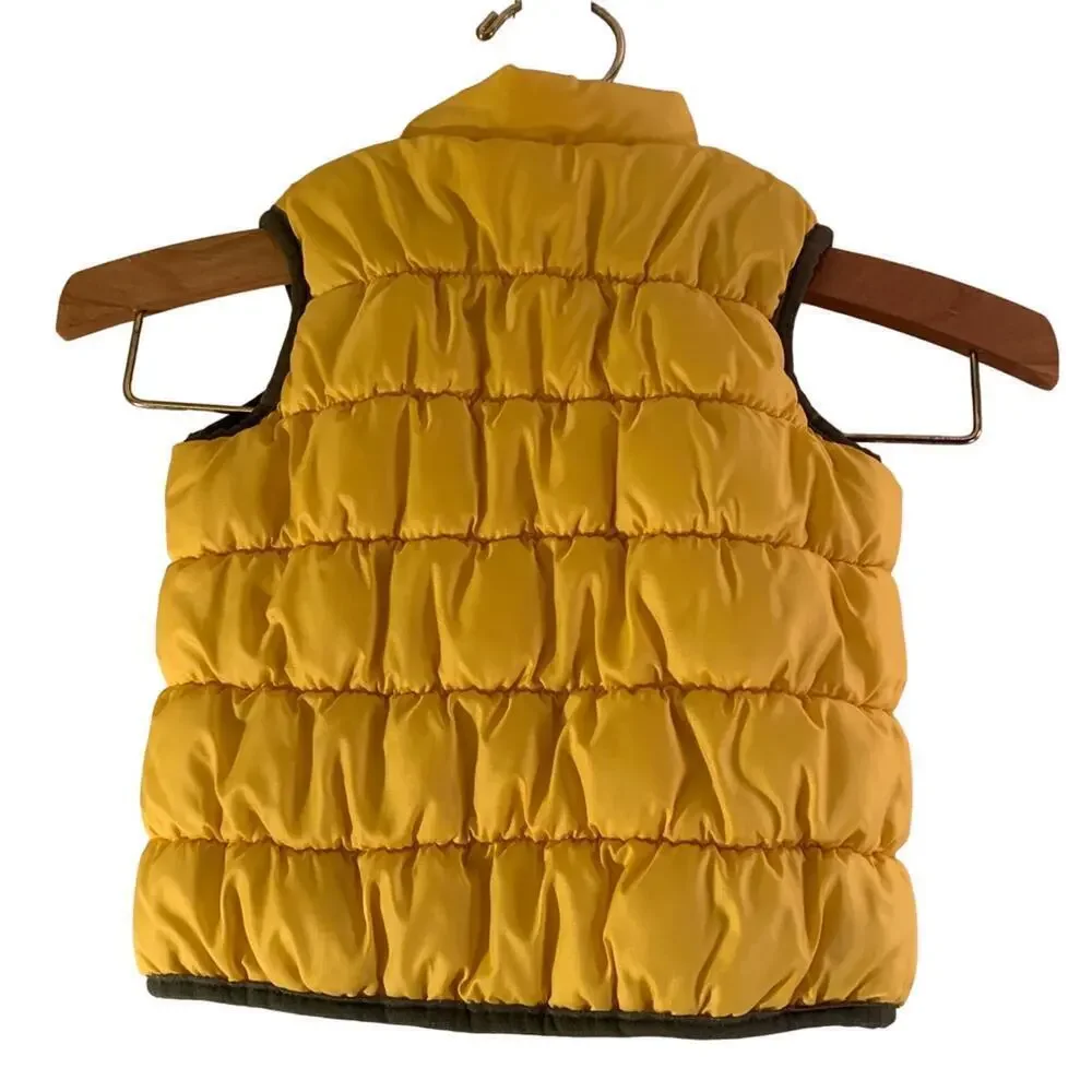 CARTER’S Boy’s Yellow/Lining Green Camo Puffer Vest / Size/ 9 Months